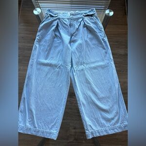 Universal Thread Denim Adjustable Cropped Two Way Trouser Pants